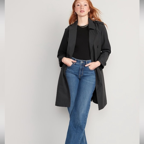 Water-Resistance Tie-Belt Trench coat - Picture 1 of 7